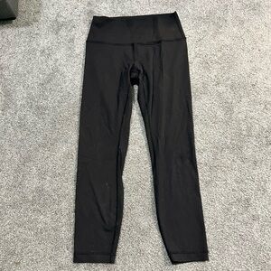 Women, black Lulu leggings